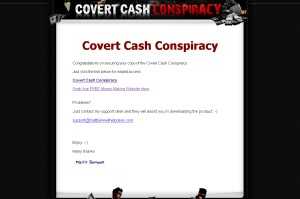 Covert Cash Conspiracy Review Post