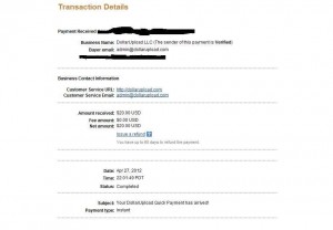 Dollarupload Review - Proof
